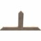 Ekena Millwork Portland Smooth Timber Gable Bracket, Douglas Fir, 48"W x 30"H x 1 1/2"D x 5 1/2"F, 15/12 Pitch GBW048X30X0206POR00SDF - alternate 3